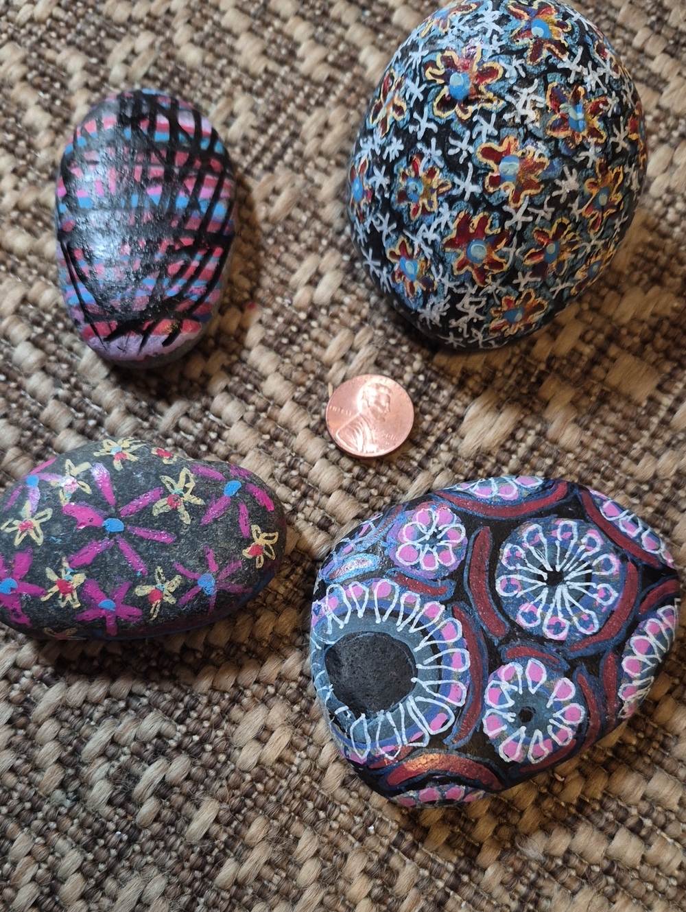 4 Painted Rocks